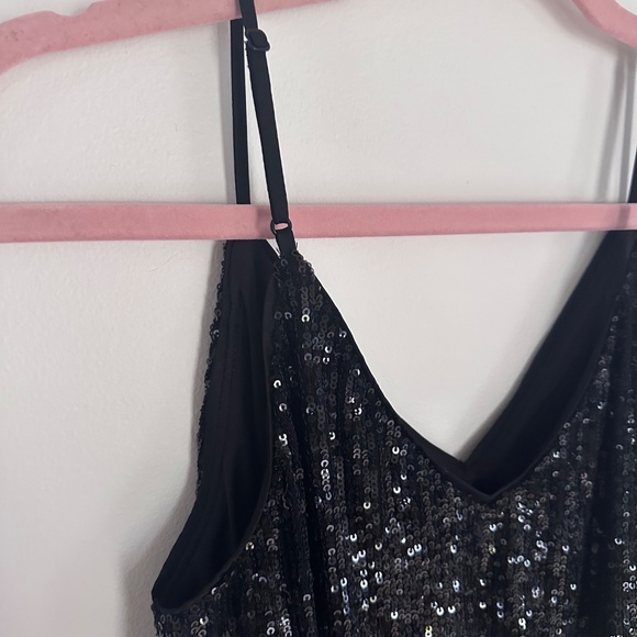 Express Black Sequin Bodysuit - XS - Picture 8 of 13